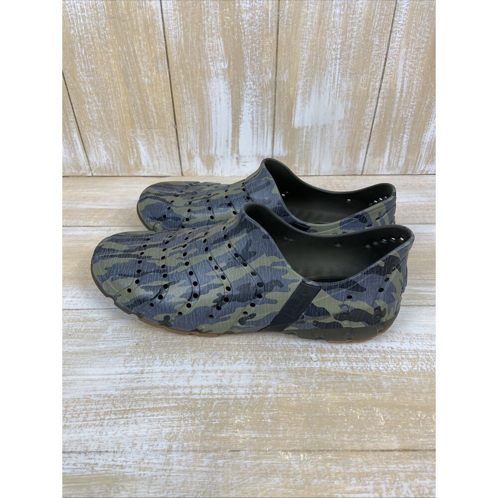 Sperry Water Strider Shoes Men’s Sz 13 Camo Green - Picture 3 of 9